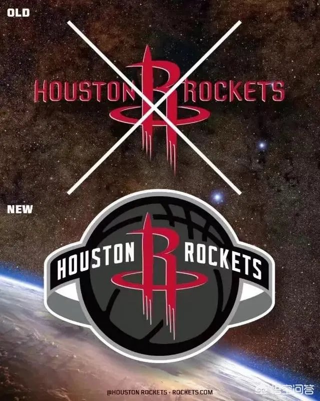NBA火箭队跟风CBA更换新队标,新队标是否更好看了?