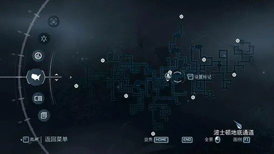 刺客信条3纽约地下通道地图 纽约地下通道入口解说(图文)