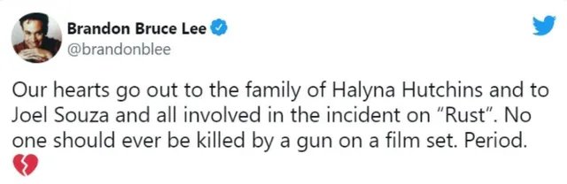 李小龙女儿谈片场走火“误杀”事件:悲剧不应重演