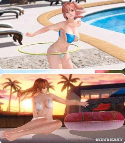 《死或生:沙滩排球3》最新截图直奔绅士级 性感泳衣南国戏水