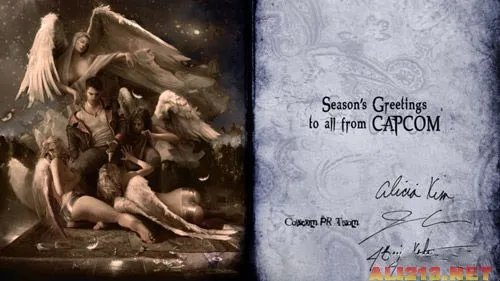 《鬼泣5》官方圣诞卡放出 相当的少儿不宜！