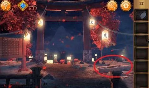 《密室逃脱12：逃出神秘神庙》第12关攻略