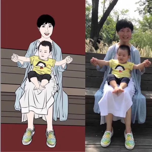 有一种制作卡通头像的软件叫什么呀？像这样的???