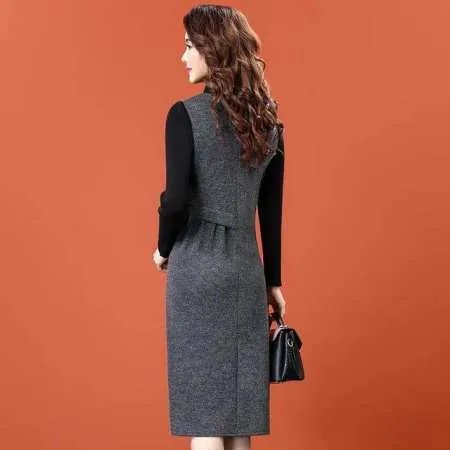 秋冬女生连衣裙该怎么穿好看?