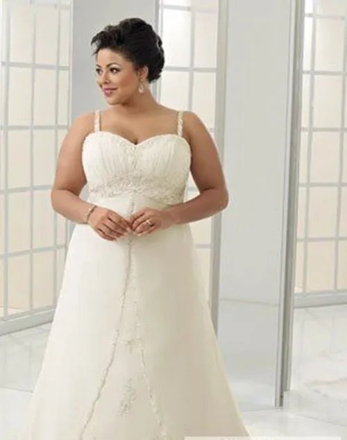 胖人适合穿的婚纱有哪些款式  胖新娘穿什么婚纱显瘦