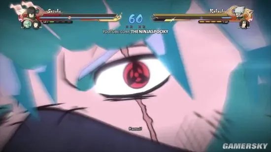 《火影忍者疾风传:究极忍者风暴4》实机演示 卡卡西写轮眼对战佐助
