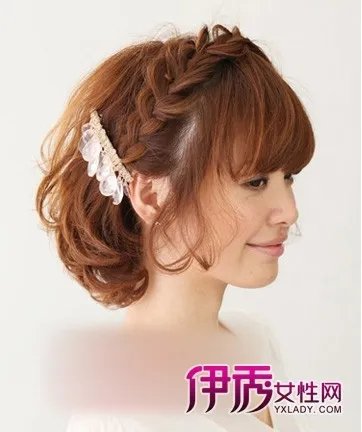 韩式短发型扎法图解