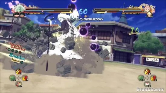 《火影忍者疾风传:究极忍者风暴4》实机演示 卡卡西写轮眼对战佐助