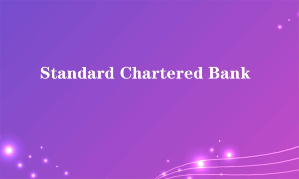 Standard Chartered Bank