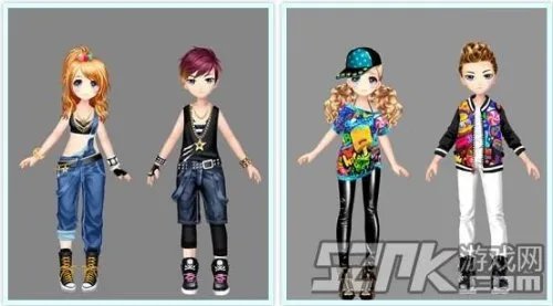 炫舞q版本形象情侣装搭配 q版本形象情侣装