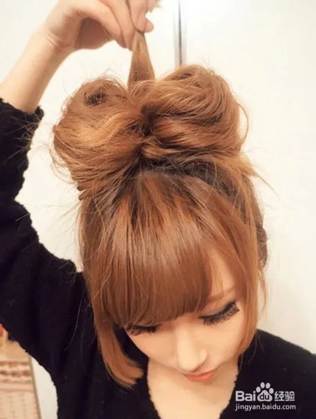 梳头发的方法图解