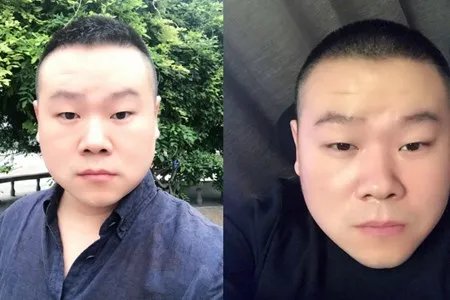 岳云鹏撞脸合影被议微博晒自拍技术渐涨不少