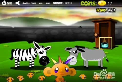 逗小猴开心8攻略 第4~6关卡