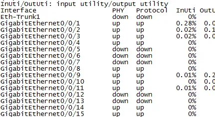 华为s5700交换机上查询所有端口对应的IP地址和MAC地址